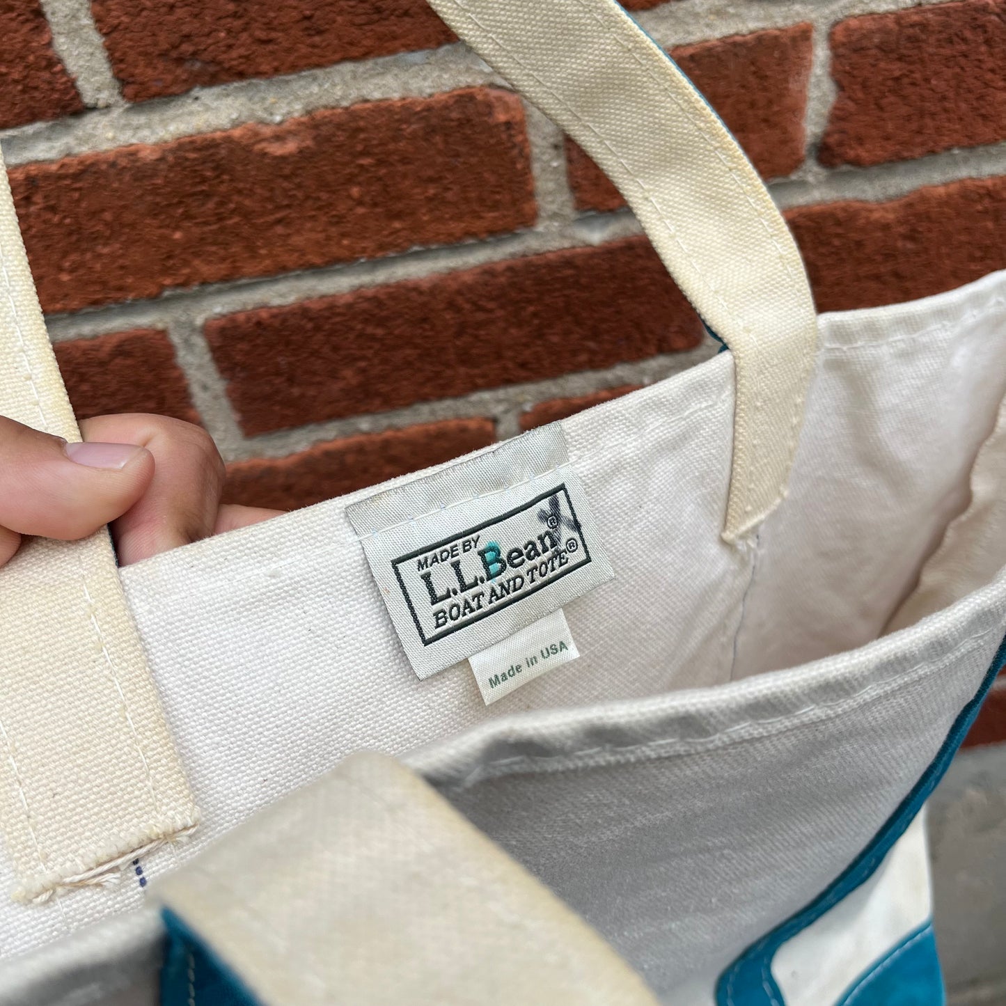 Vintage 90s L.L. Bean Boat and Tote Bag