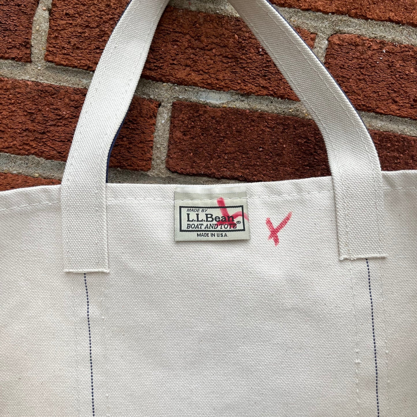 Vintage L.L. Bean Canvas Boat and Tote Bag