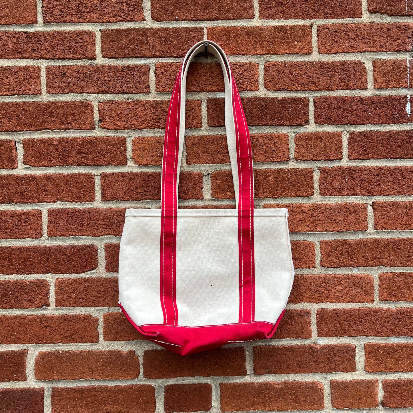 Vintage L.L. Bean Red Boat and Tote