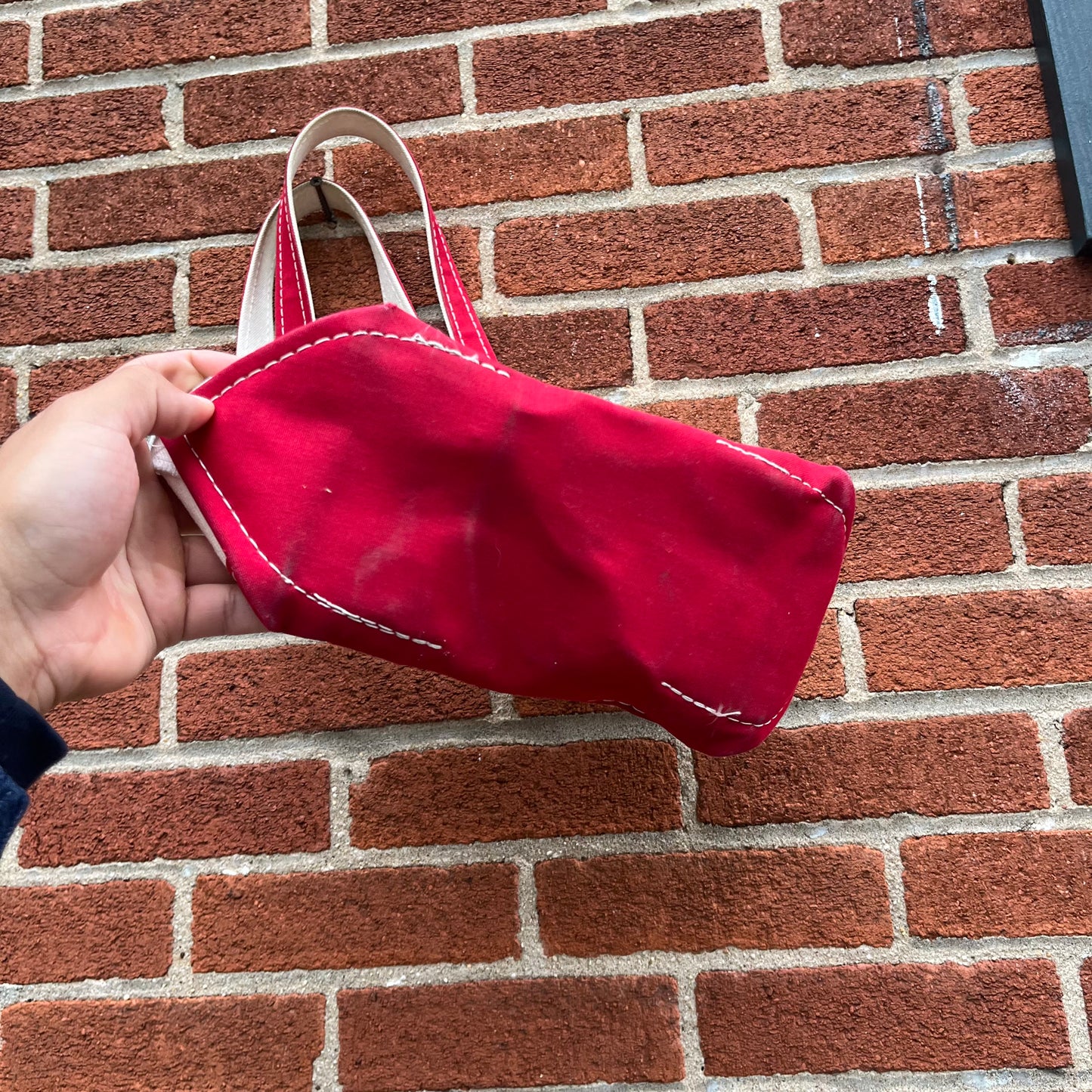 Vintage L.L. Bean Red Boat and Tote