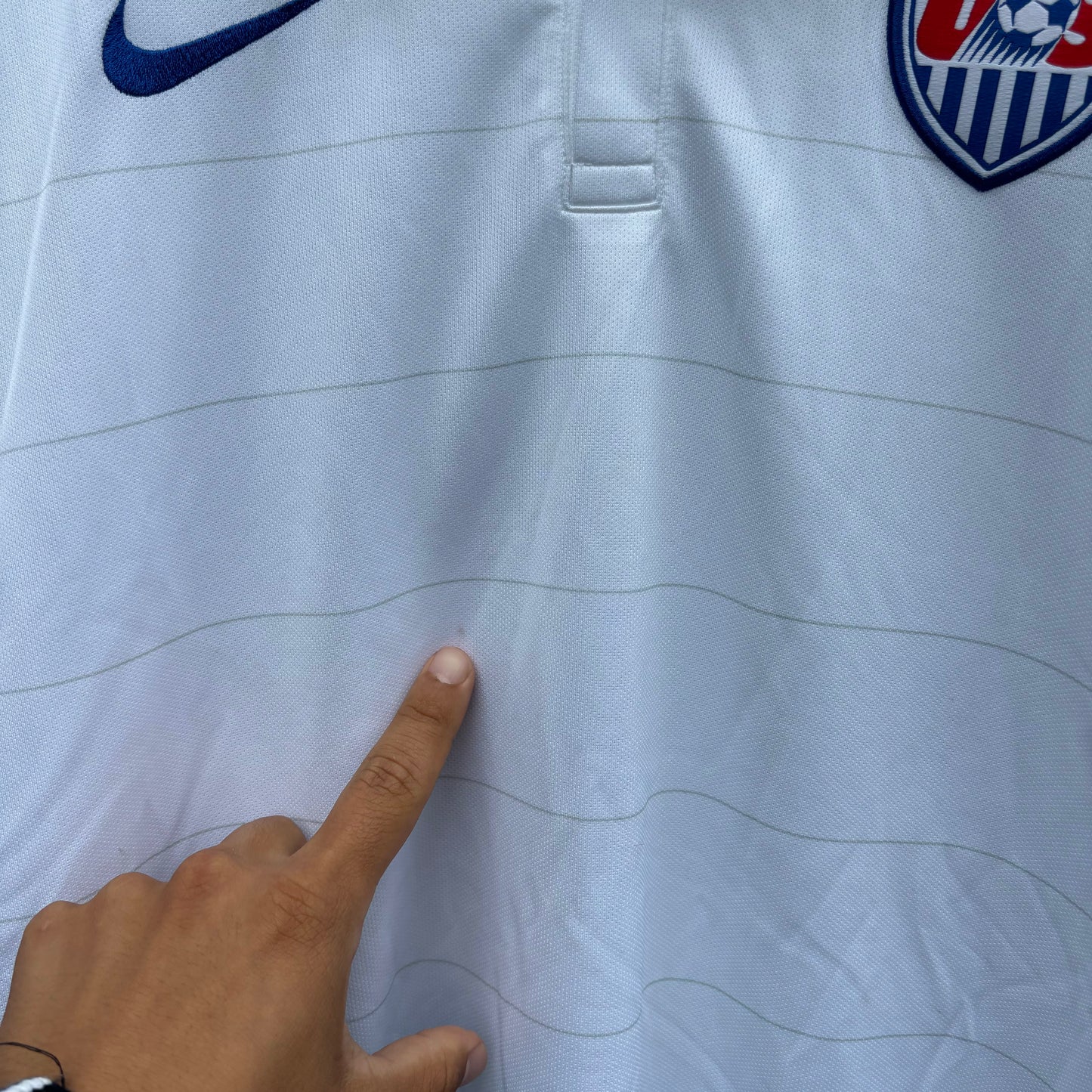 US Mens National Team White Nike Soccer Jersey