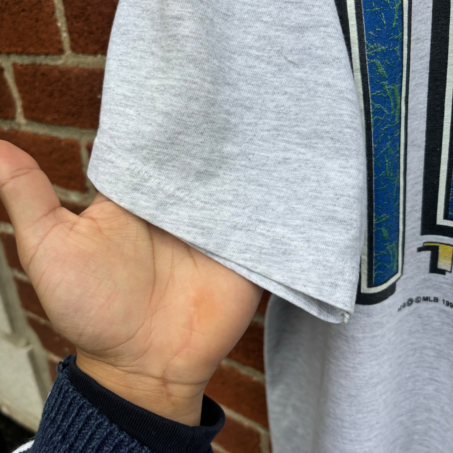 Vintage 90s Trenton Thunder Graphic Spellout Tee