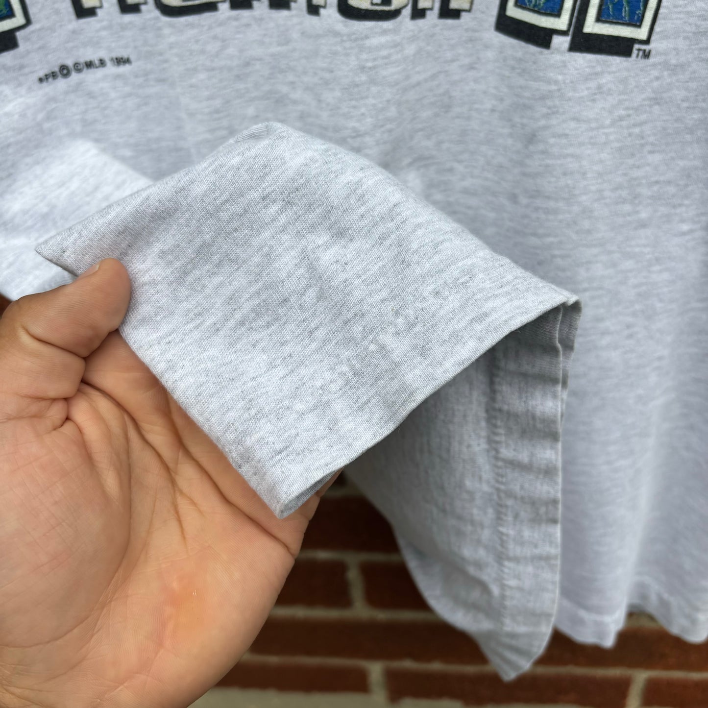 Vintage 90s Trenton Thunder Graphic Spellout Tee