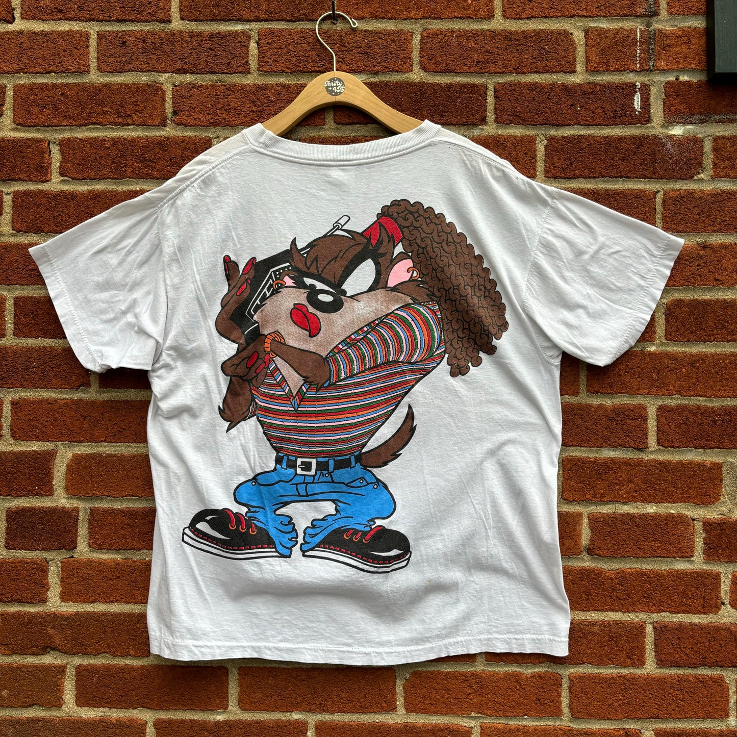 Vintage 90s Tasmanian Devil Double-sided Graphic Tee