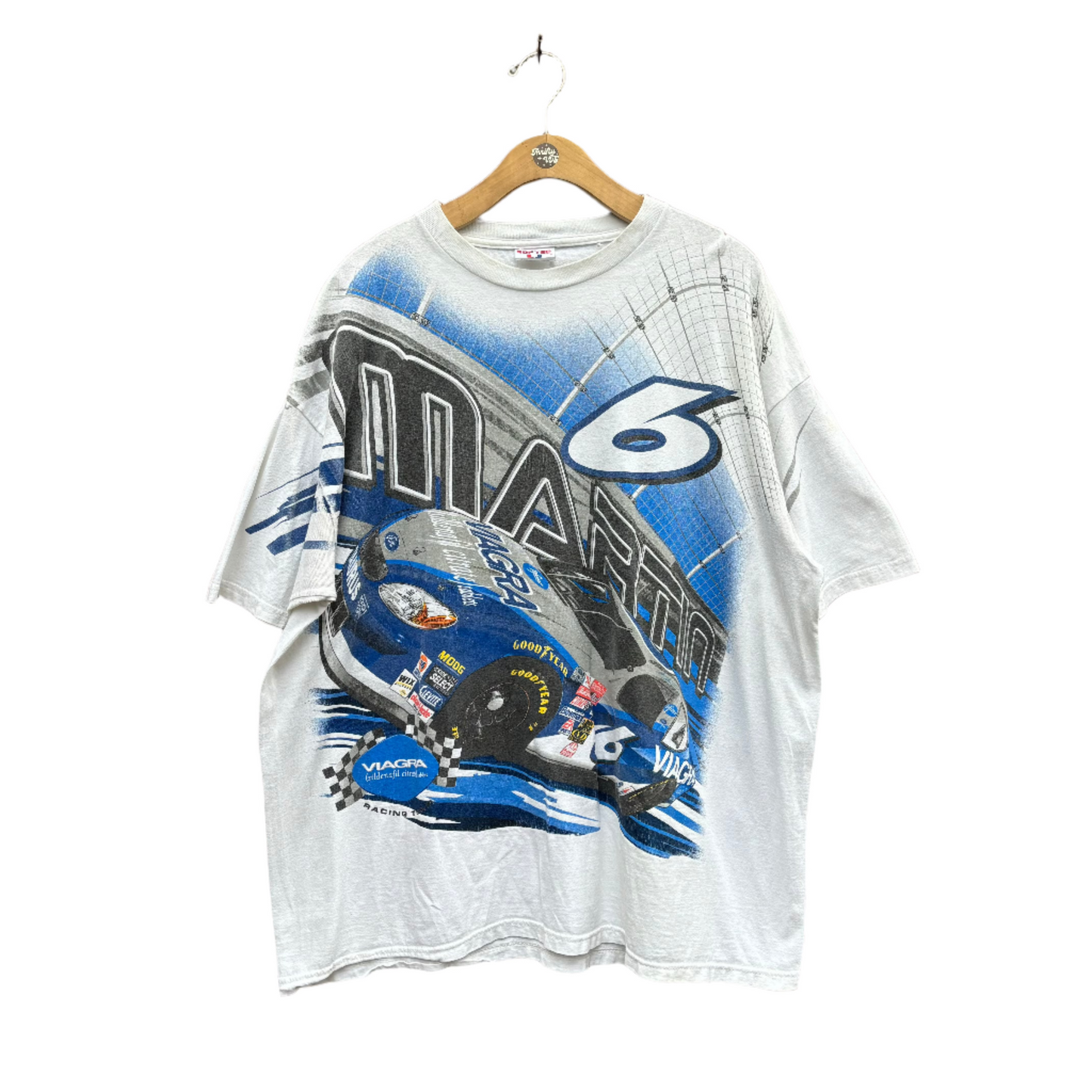 Vintage Mark Martin Viagra NASCAR Racing AOP Tee