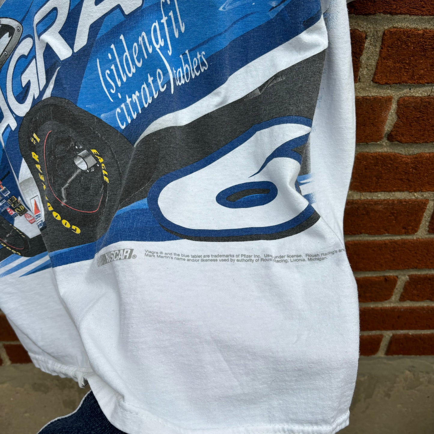 Vintage Mark Martin Viagra NASCAR Racing AOP Tee