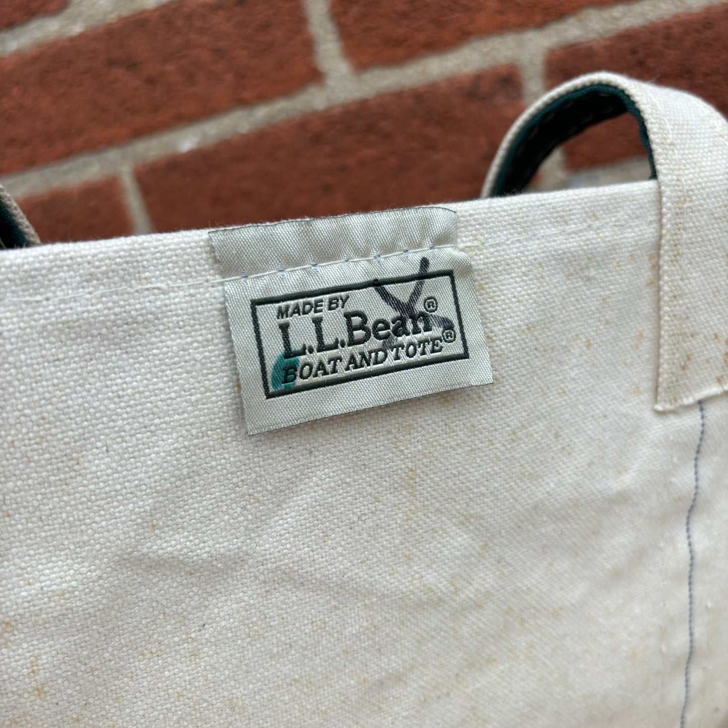 Vintage 90s L.L. Bean Green Boat and Tote