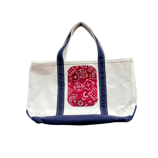 Vintage L.L. Bean Canvas Boat and Tote Bag