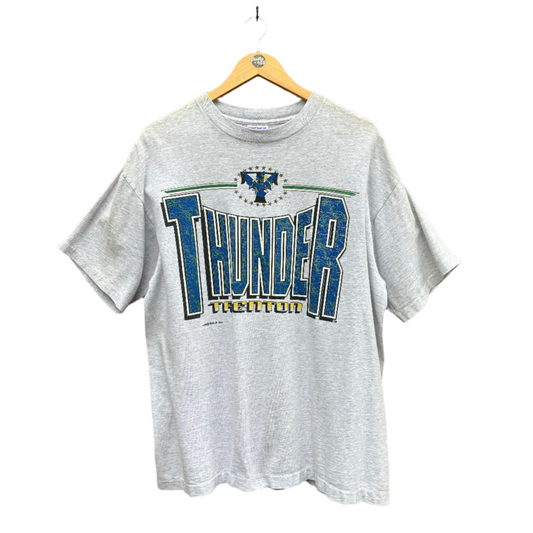 Vintage 90s Trenton Thunder Graphic Spellout Tee